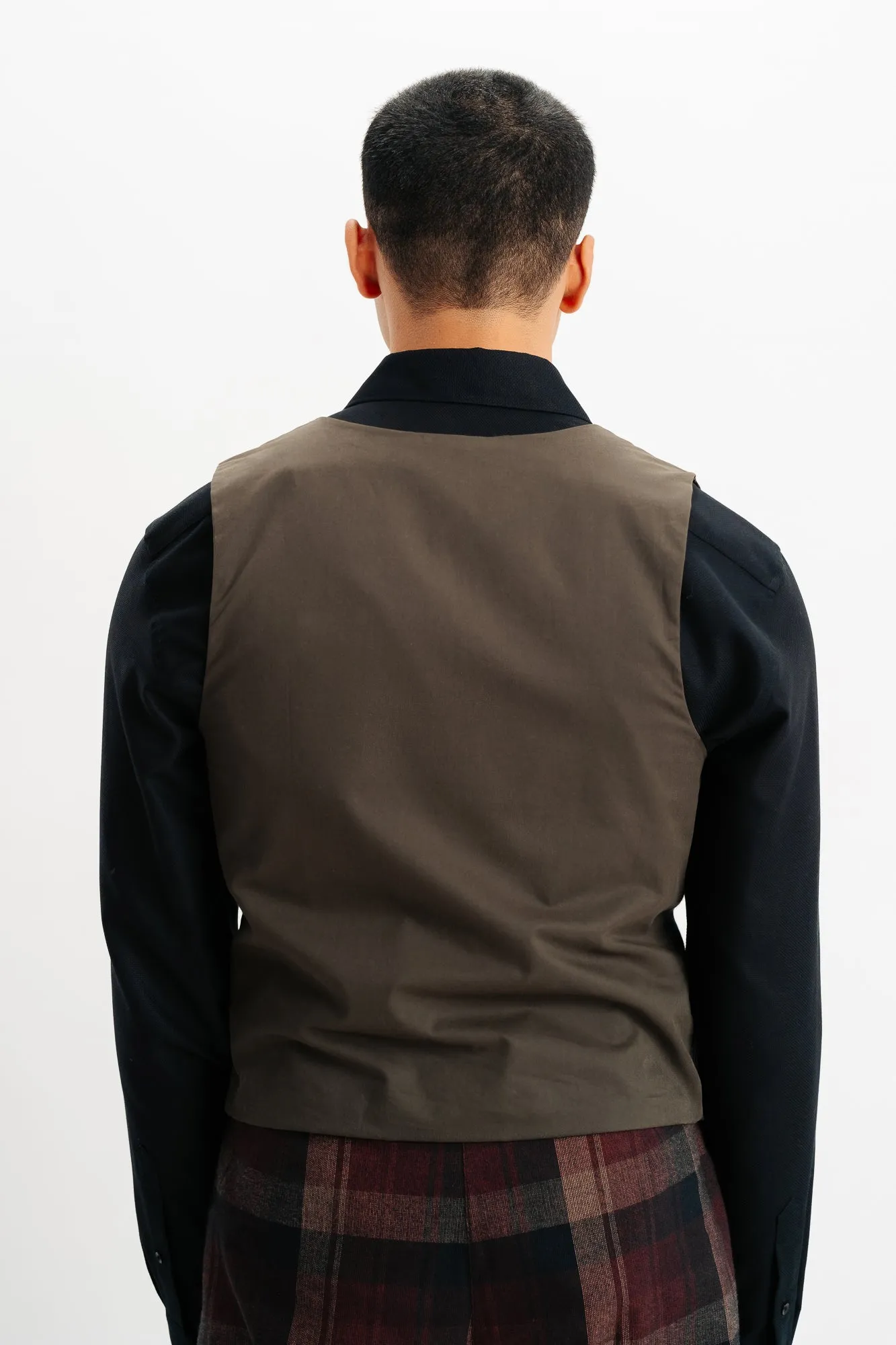 Plaid Men's Vest