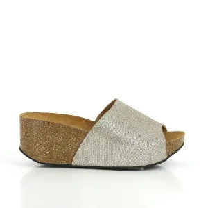 Plakton 273112 Grey Glitter Wedges