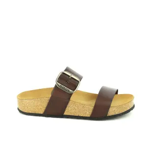 Plakton 343004 Walnut Two Strap Sandals