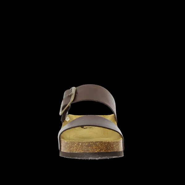 Plakton 343004 Walnut Two Strap Sandals