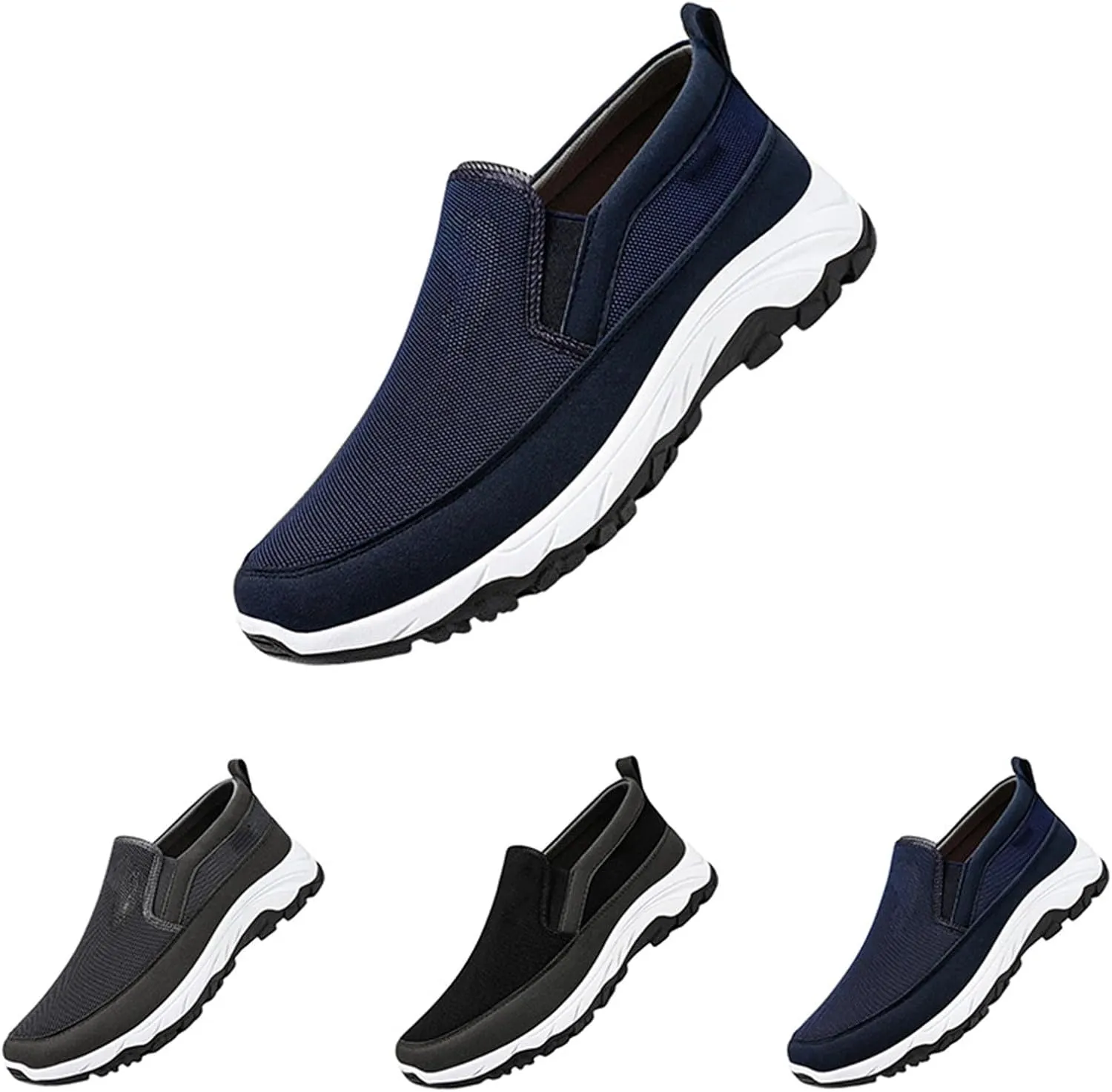 Platform Sneakers for Women Barefoot Shoes Women Mules for Women Flats Slip on Non Slip Low Top Casual Loafers for Women Comfort White Platform Sneakers