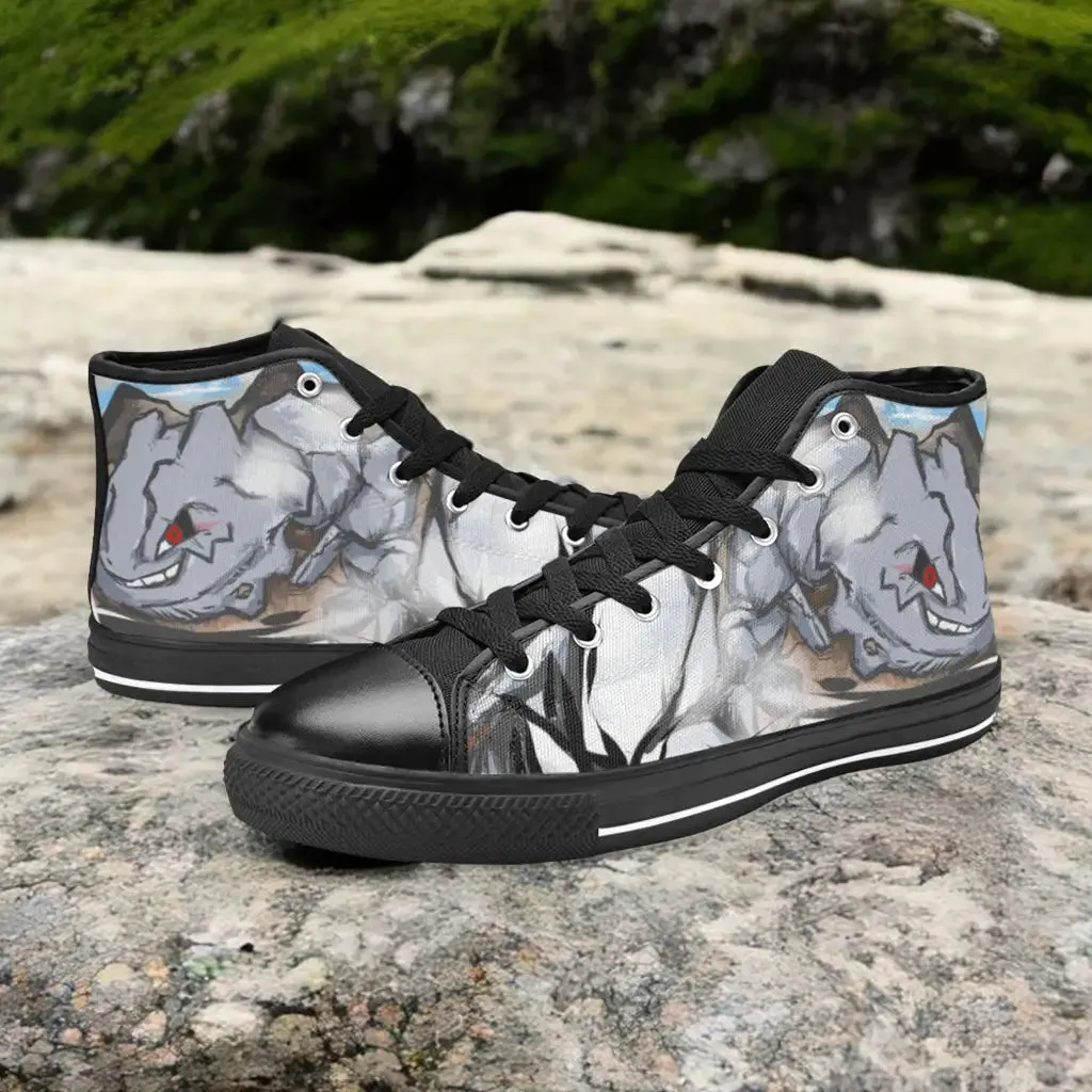 Pokemon Steelix Shoes High Top Sneakers for Kids and Adults