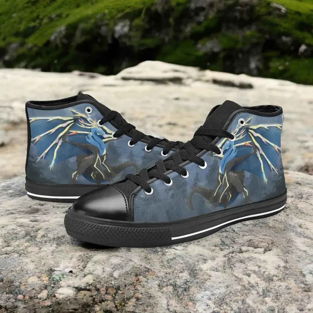 Pokemon Xerneas Shoes High Top Sneakers for Kids and Adults