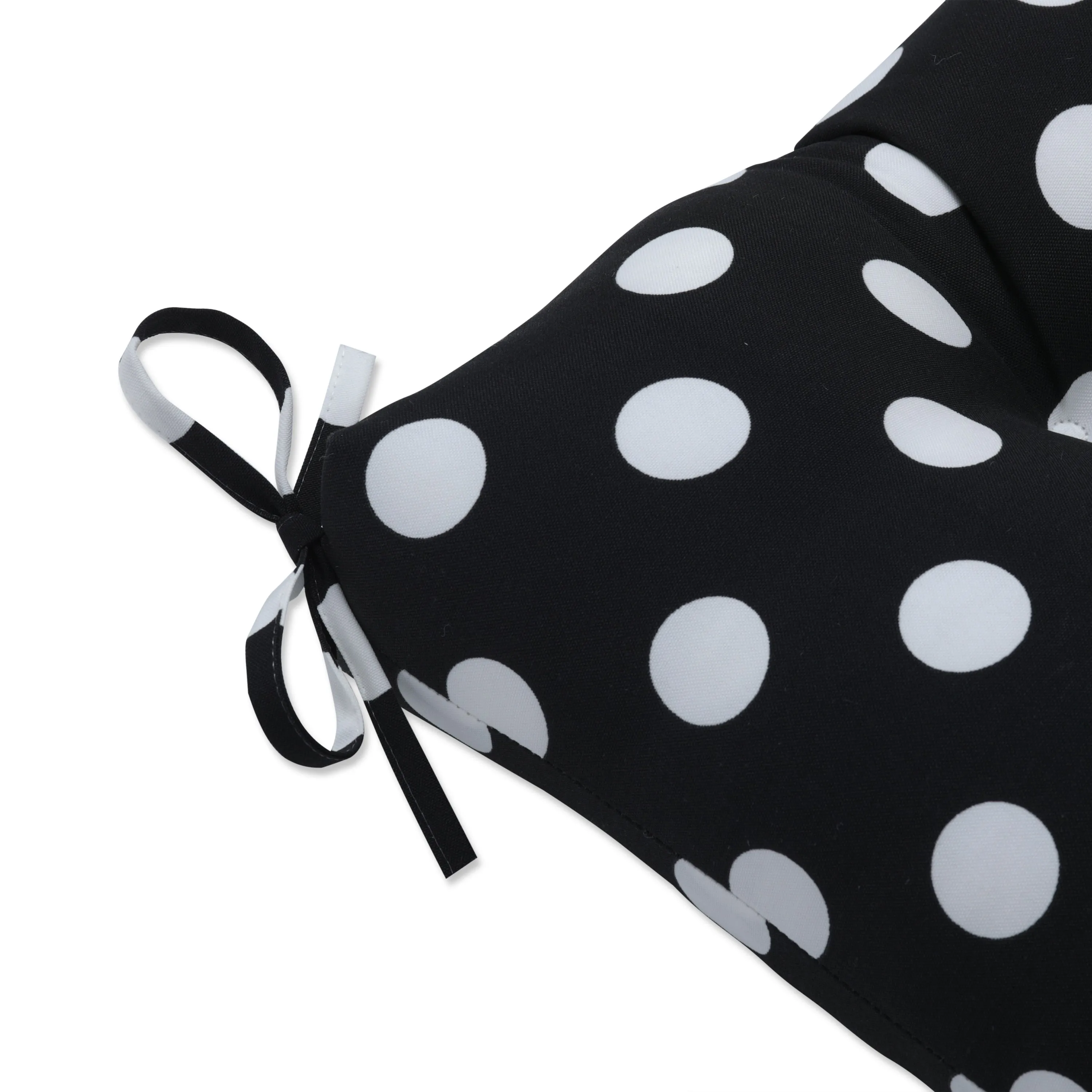 Polka Dot Black 48" Blown Bench