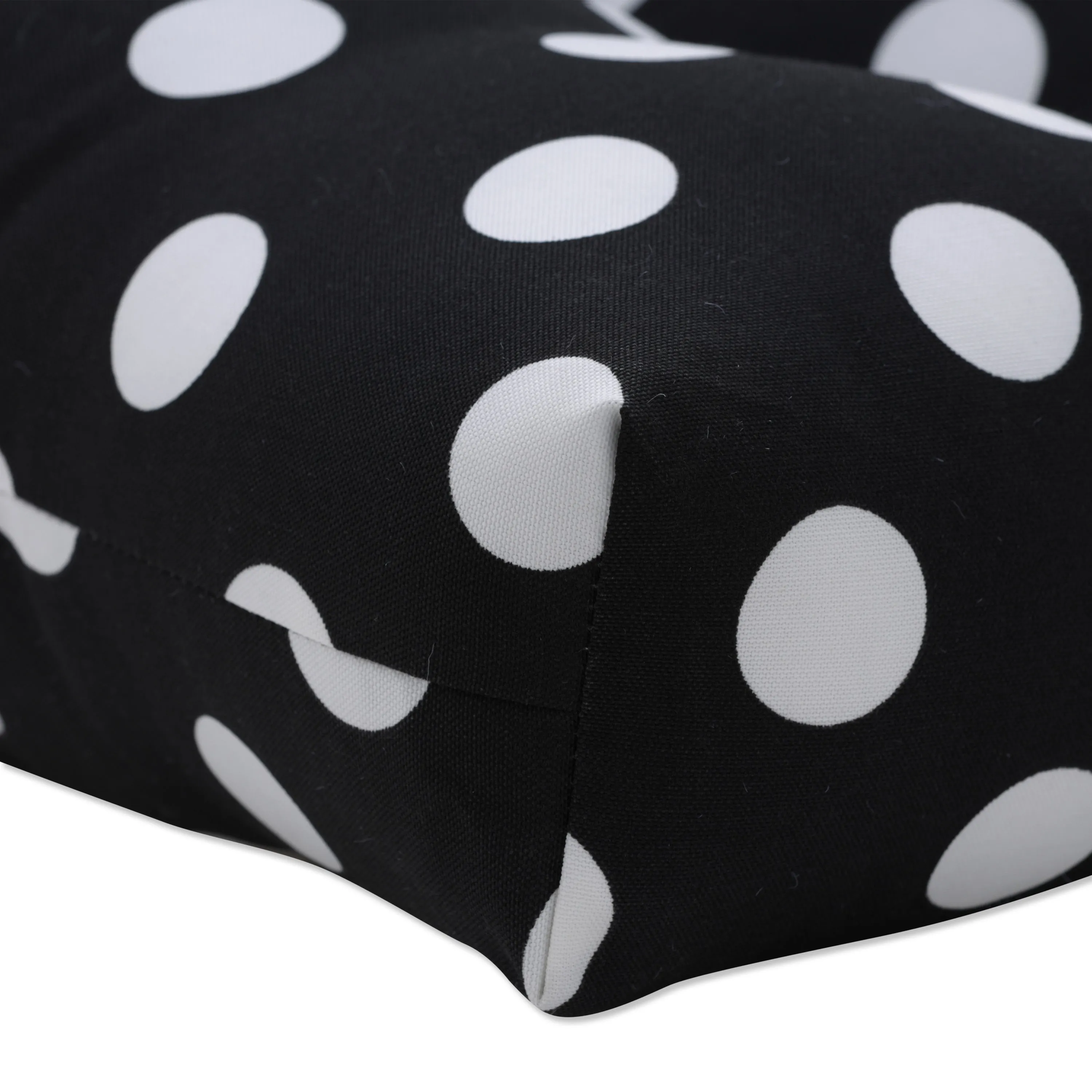 Polka Dot Black 48" Blown Bench