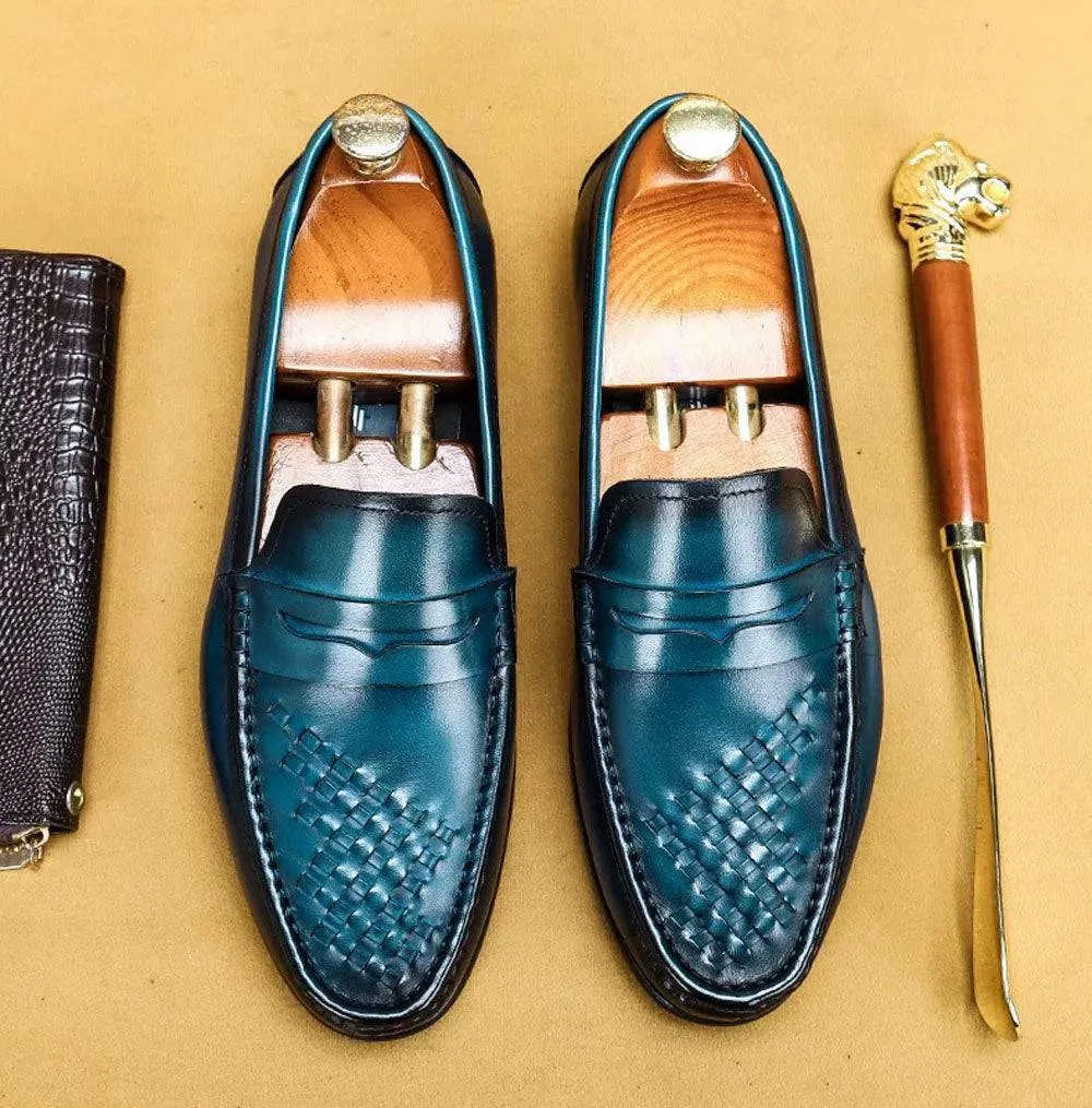 Preorder Men's Driving Leather Shoes, Men Casual Loafer Shoes