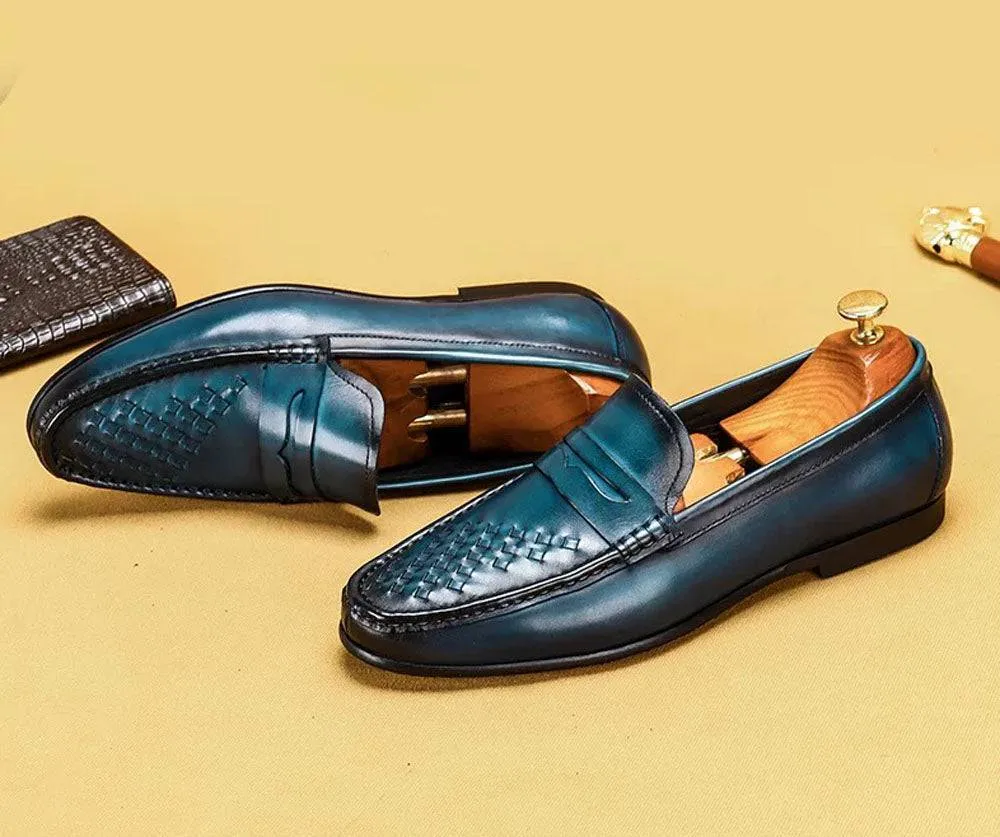 Preorder Men's Driving Leather Shoes, Men Casual Loafer Shoes