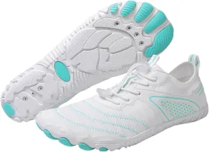Pro Barefoot Shoes with Wide Toe Comfortable Breathable Footwear Shoes Hike Non-Slip Aqua Beach Quick-Dry Sneakers for Swimming Kayaking Surfing Boating Fishing Diving