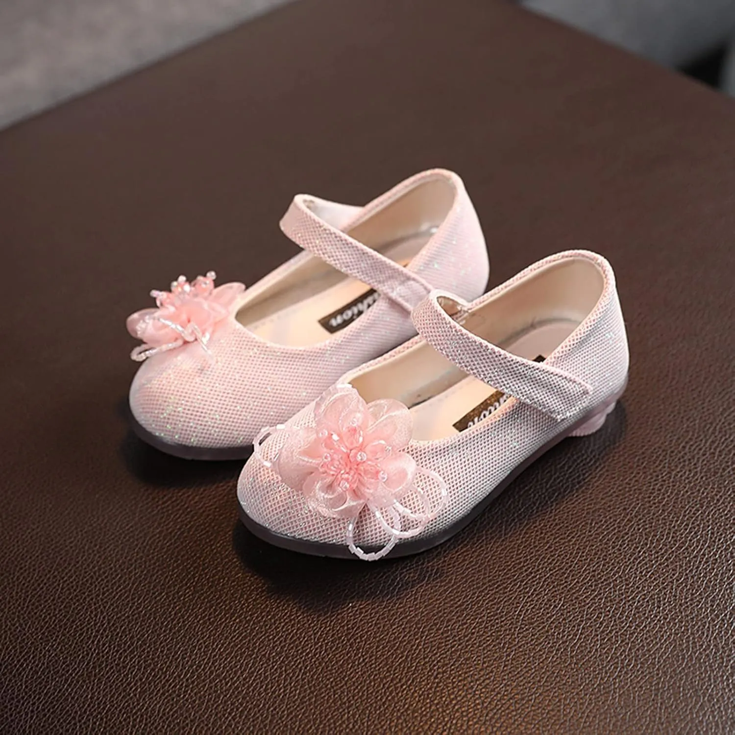 Protective Sandals Toddler Girl Girls Sandals Children Shoes Pearl Flower Princess Shoes Slides Shoes Toddlers