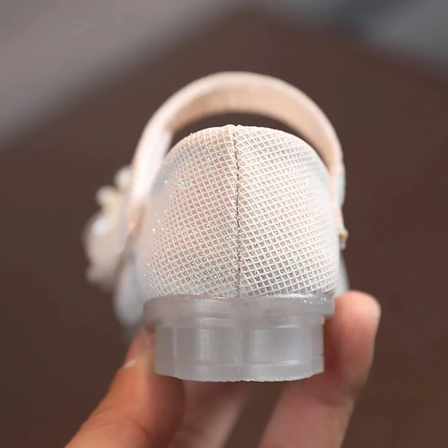 Protective Sandals Toddler Girl Girls Sandals Children Shoes Pearl Flower Princess Shoes Slides Shoes Toddlers