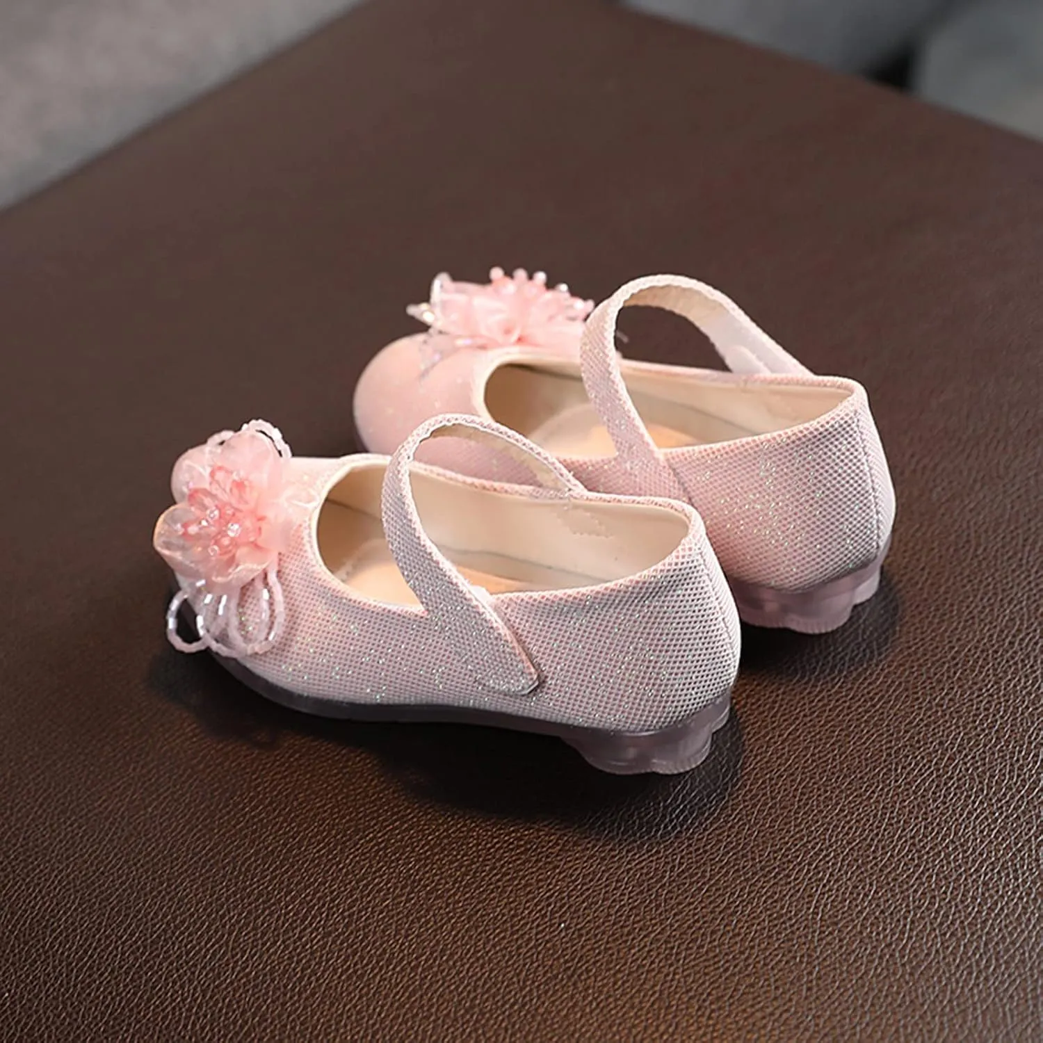 Protective Sandals Toddler Girl Girls Sandals Children Shoes Pearl Flower Princess Shoes Slides Shoes Toddlers