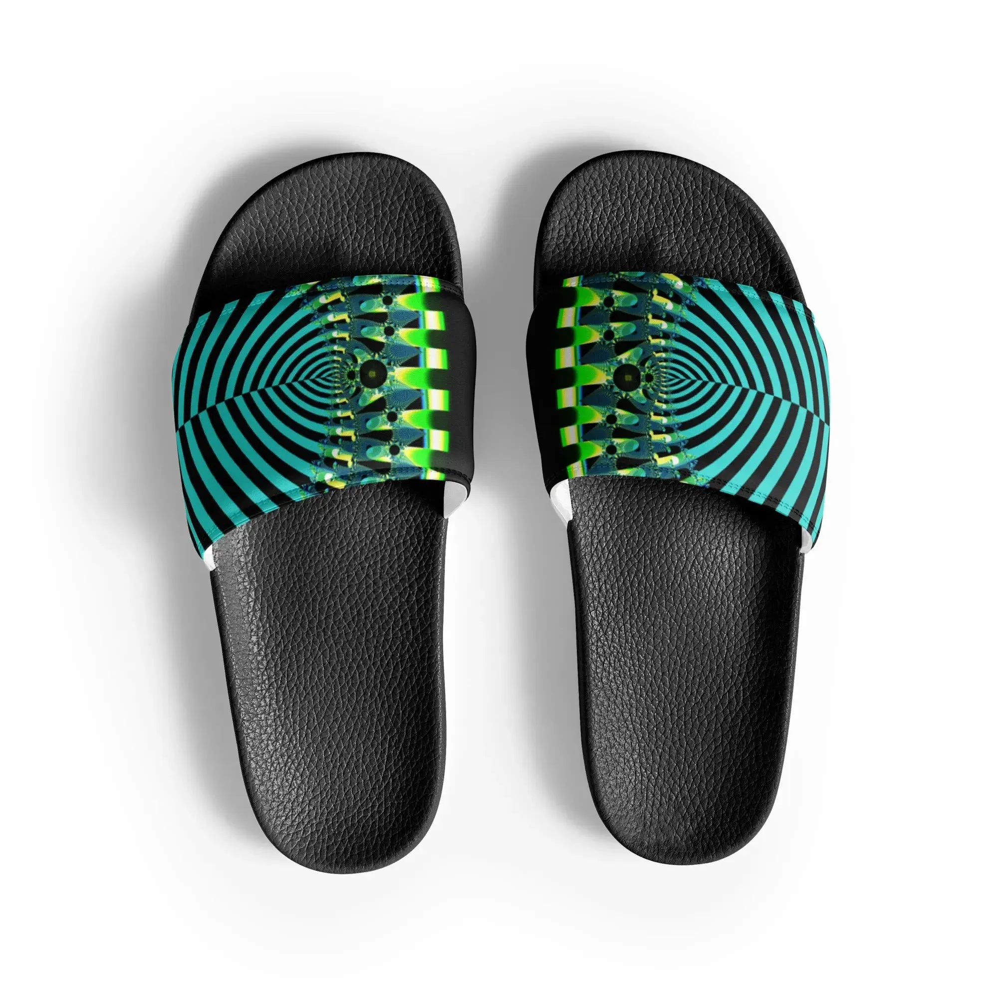 "Happy Stripes" Collection - Women's Slides
