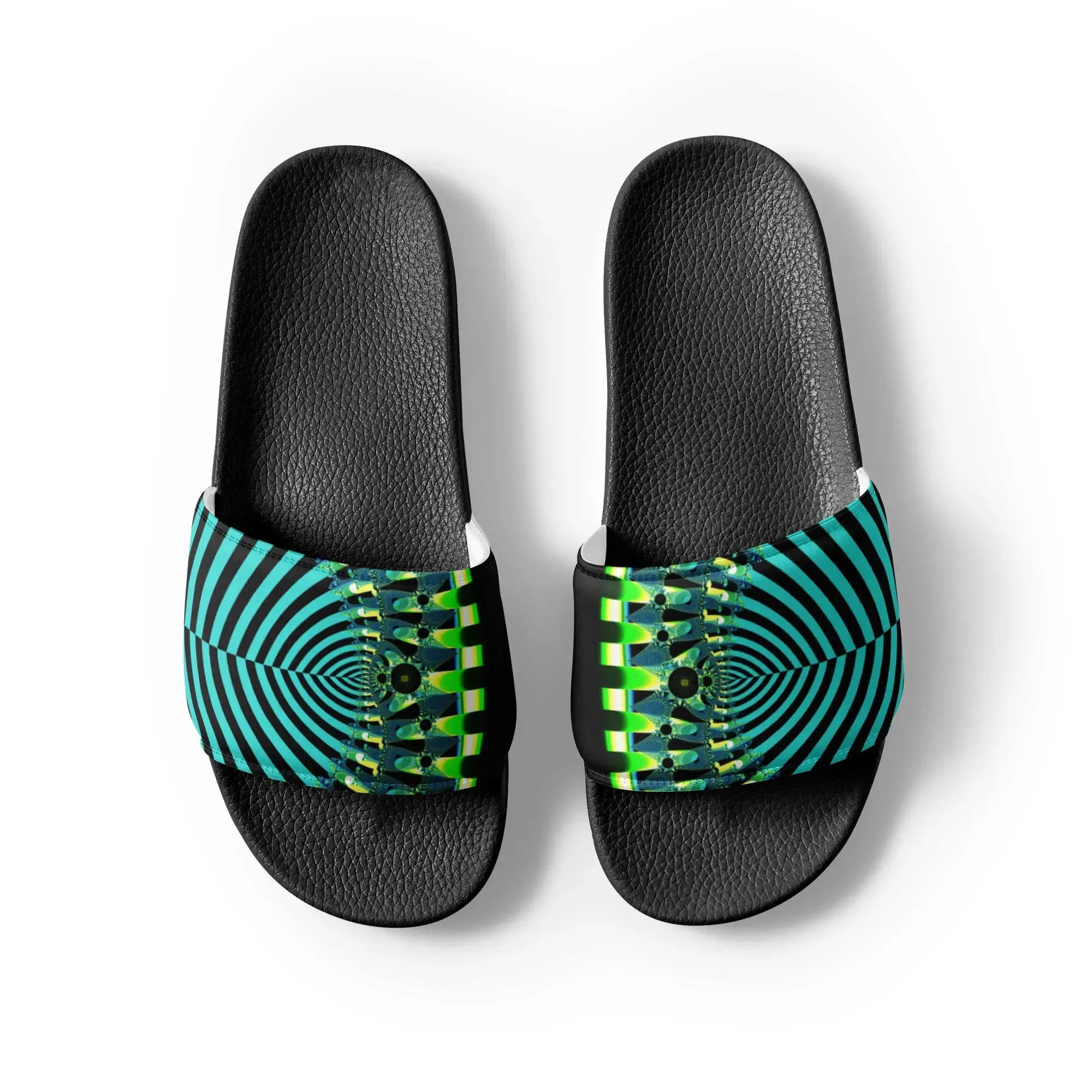 "Happy Stripes" Collection - Women's Slides
