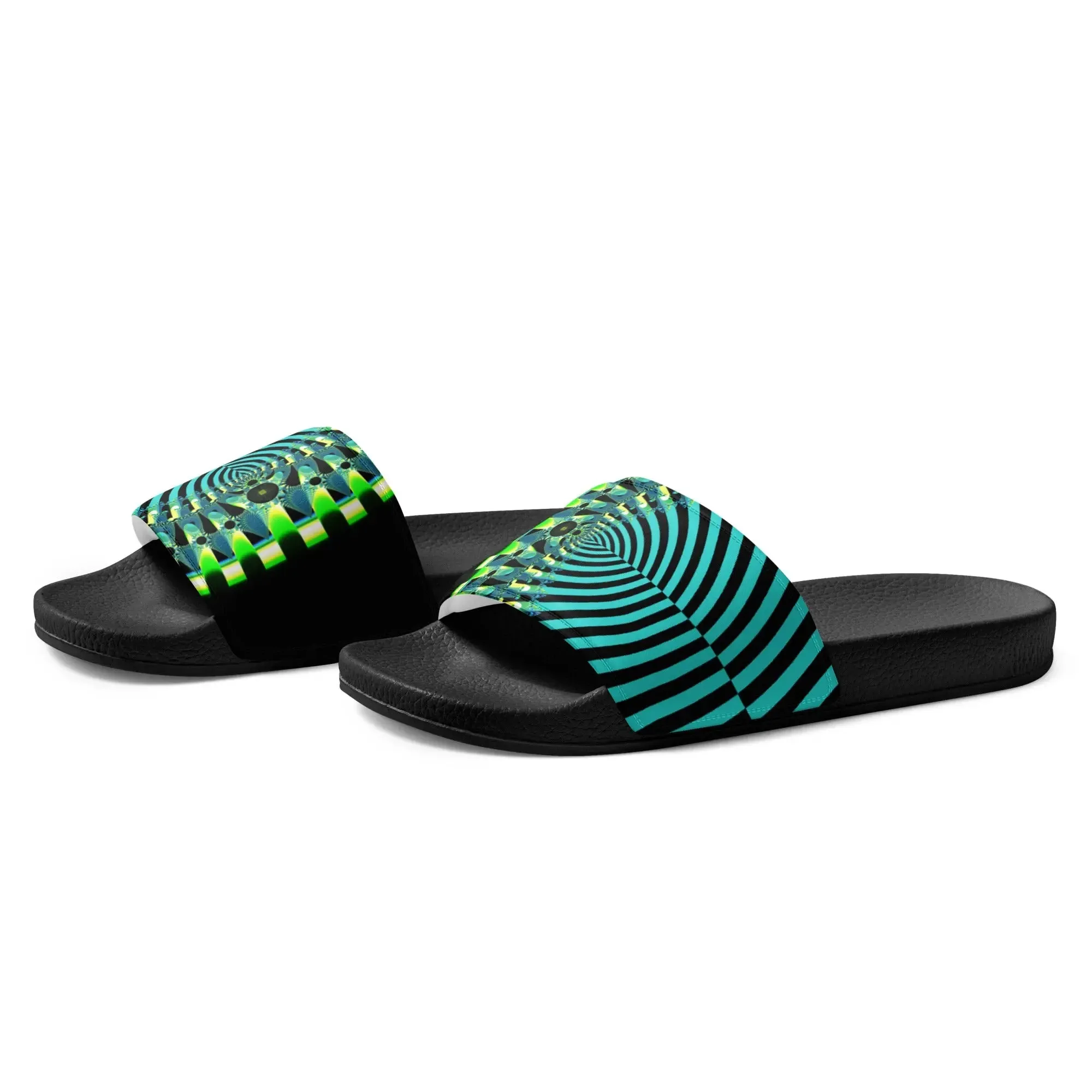 "Happy Stripes" Collection - Women's Slides