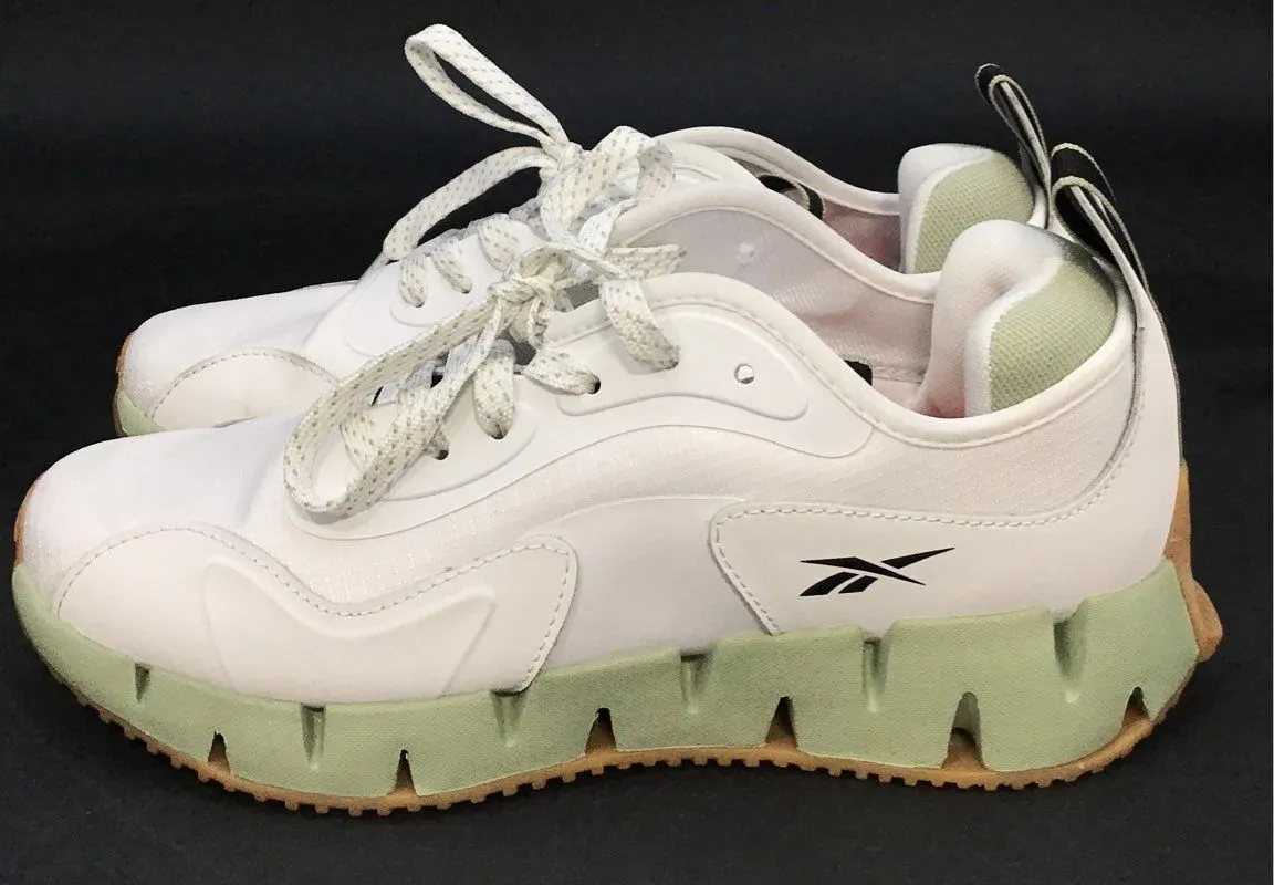 Reebok Women's Zig Dynamica 4 30106WWKV White Athletic Shoes - Size 8