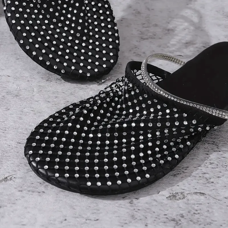 Rhinestone Embellished Sandals