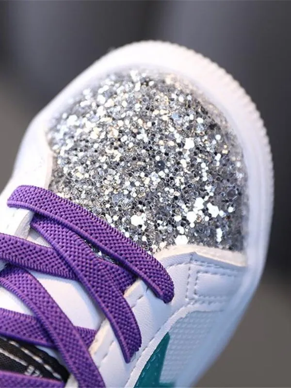 Rock Star Glam Glitter Sneakers by Bambino