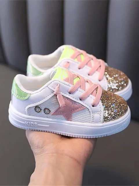 Rock Star Glam Glitter Sneakers by Bambino