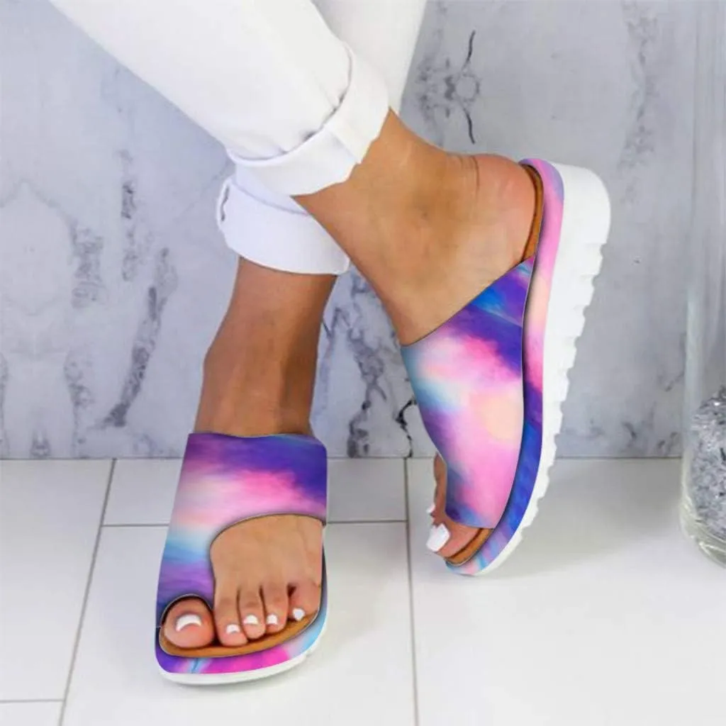 Sandals for Women Wide Width Gibobby 2019 Comfy Platform Sandal Shoes Summer Beach Travel Shoe Slipper Flip Flop