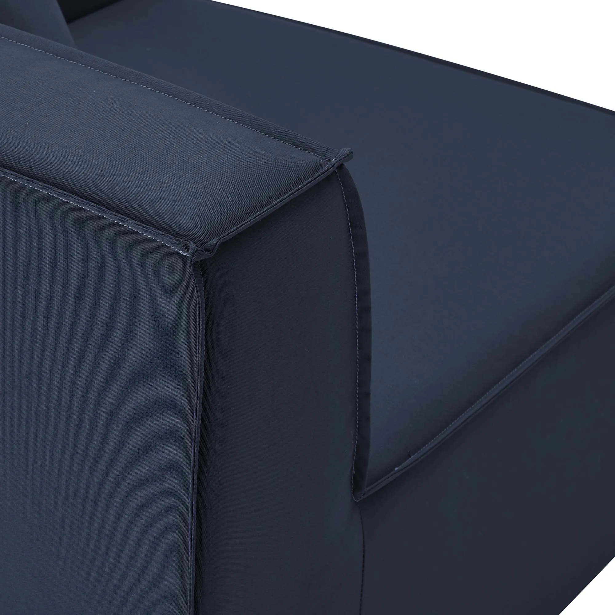 Saybrook Outdoor Patio Upholstered Sectional Sofa Corner Chair by Modway