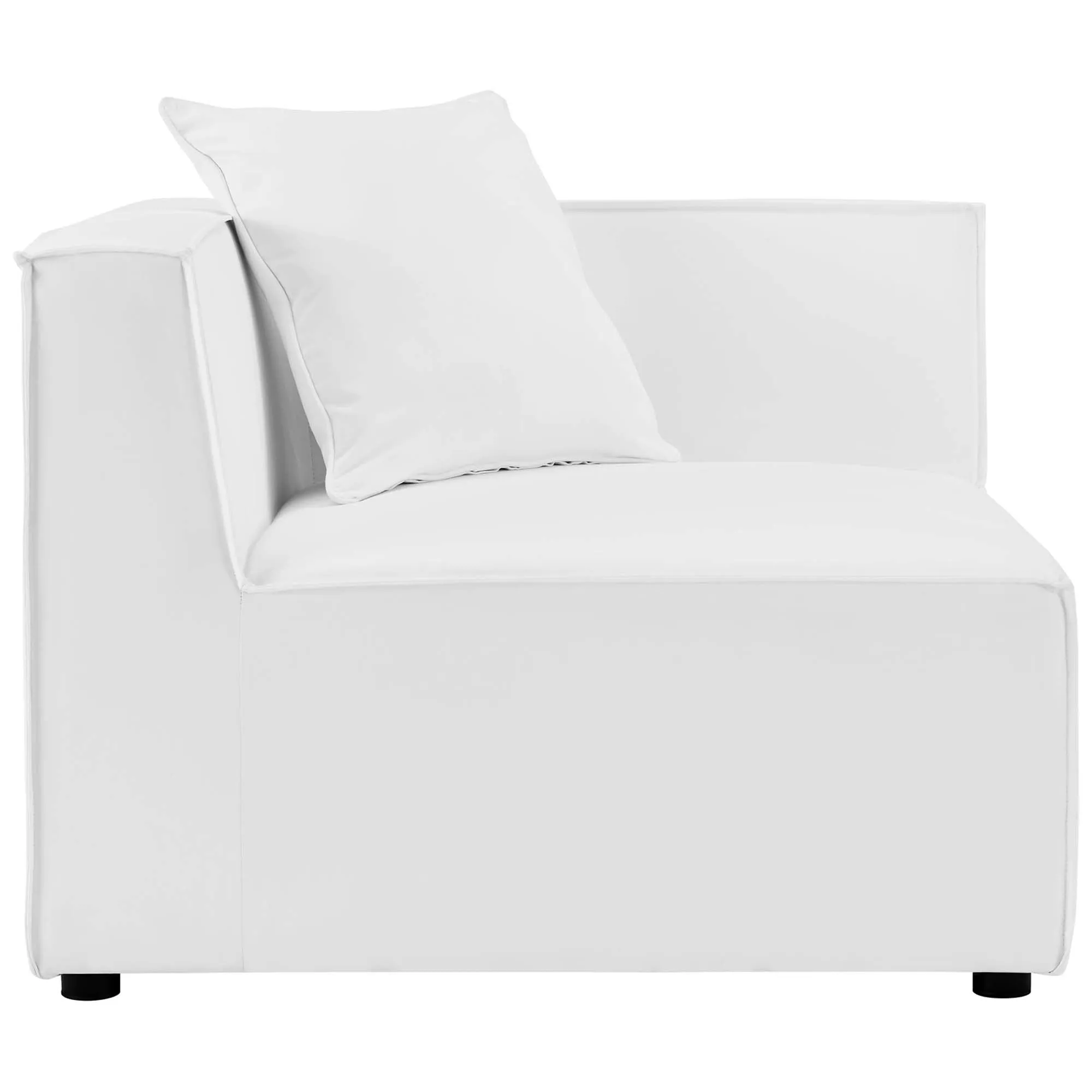 Saybrook Outdoor Patio Upholstered Sectional Sofa Corner Chair by Modway