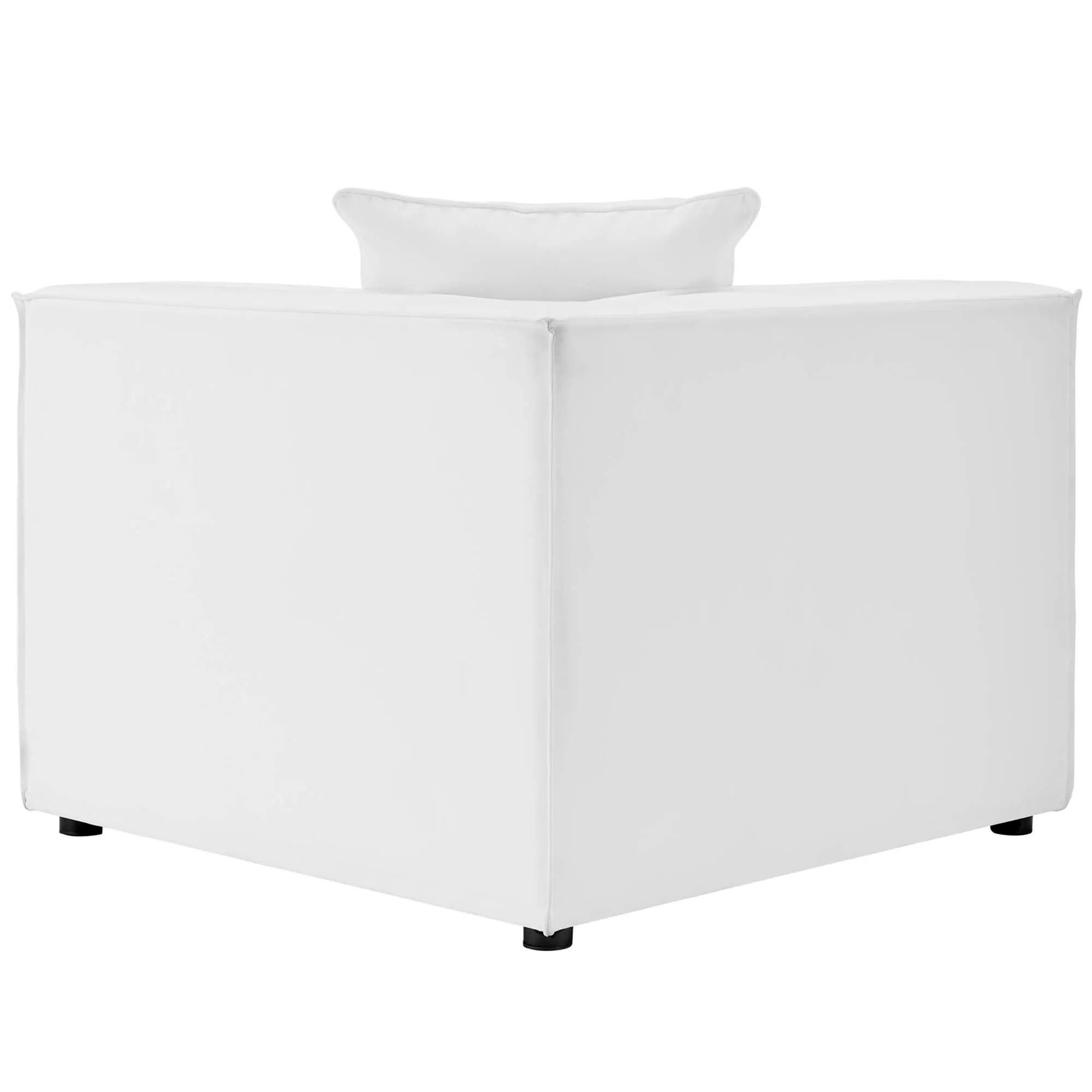 Saybrook Outdoor Patio Upholstered Sectional Sofa Corner Chair by Modway