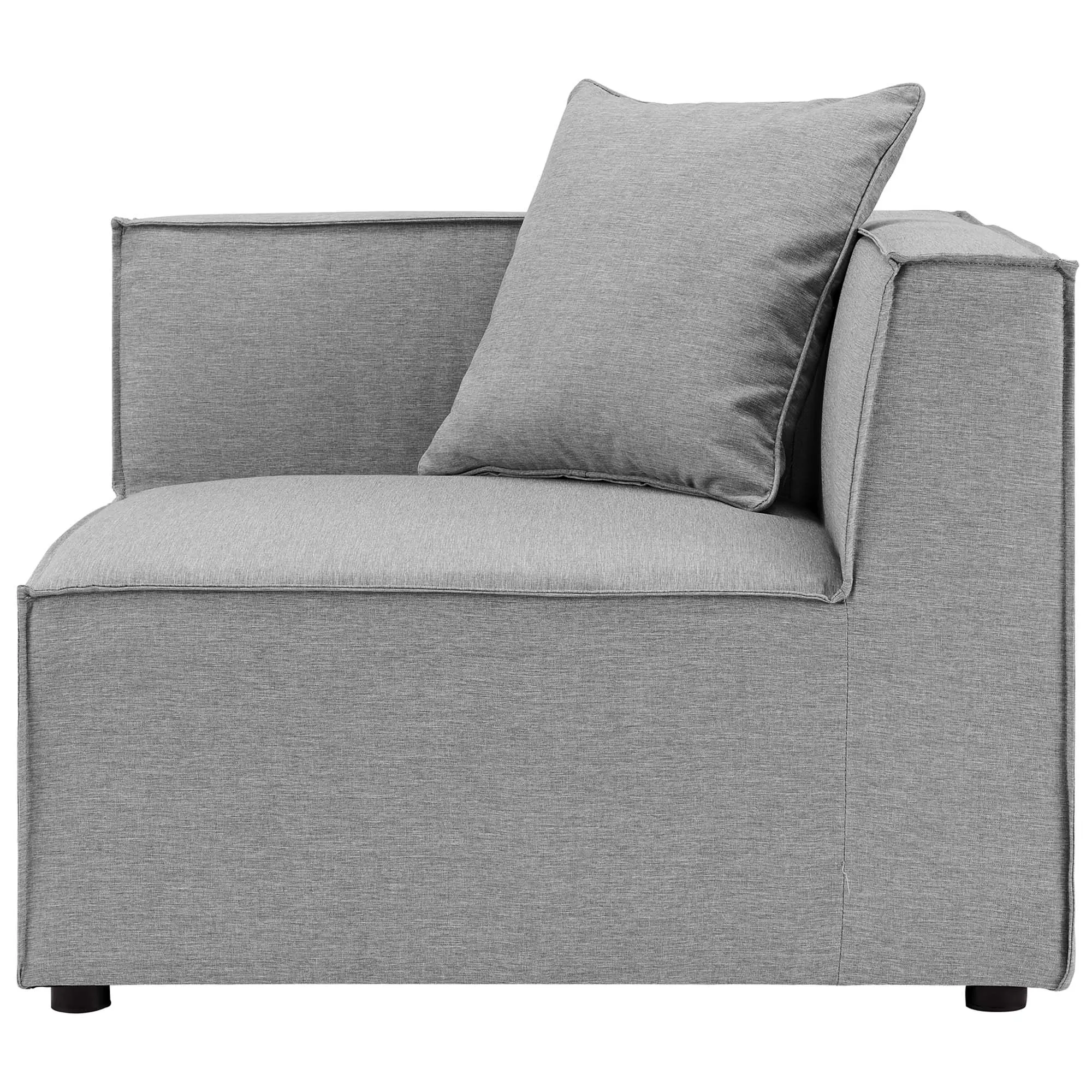 Saybrook Outdoor Patio Upholstered Sectional Sofa Corner Chair by Modway