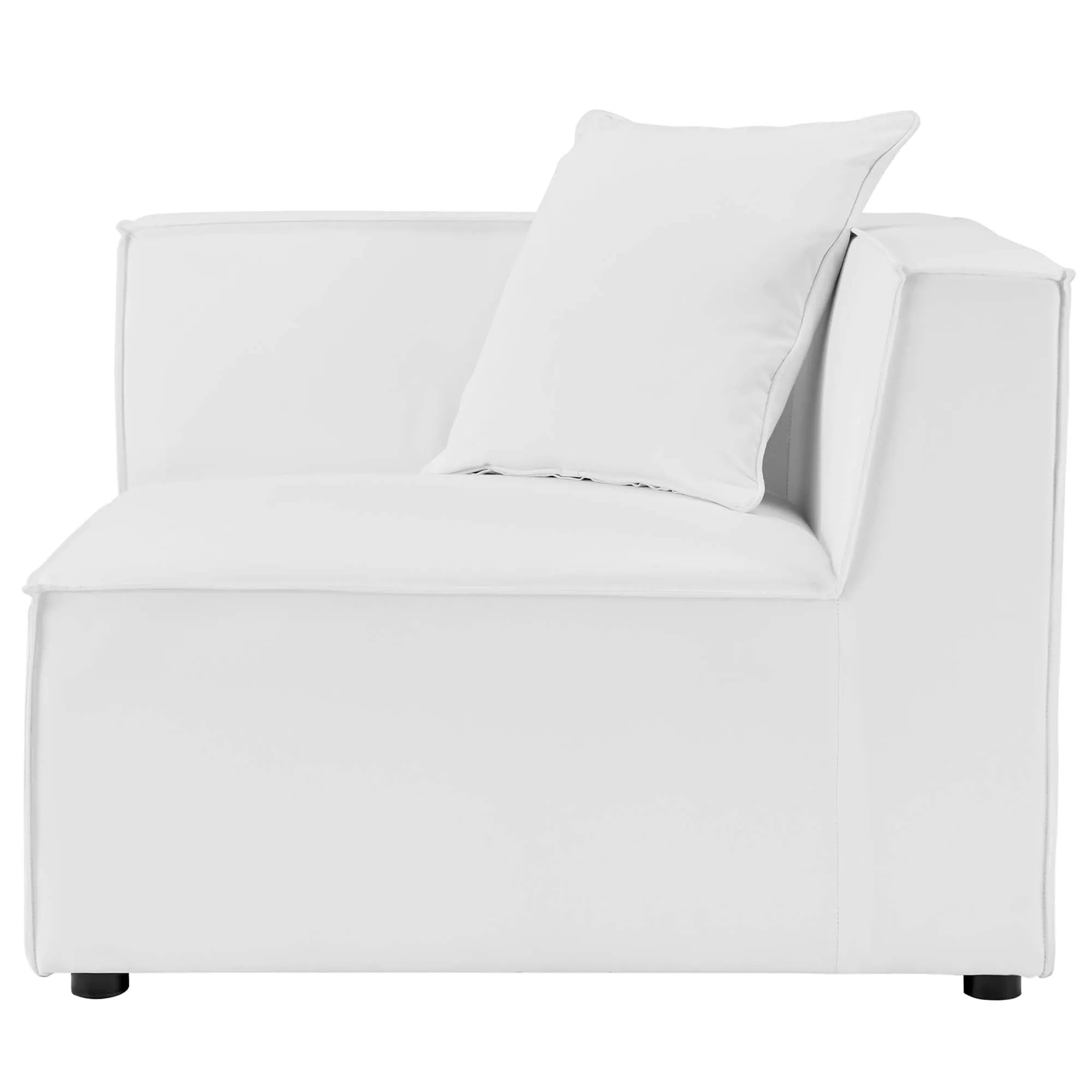 Saybrook Outdoor Patio Upholstered Sectional Sofa Corner Chair by Modway