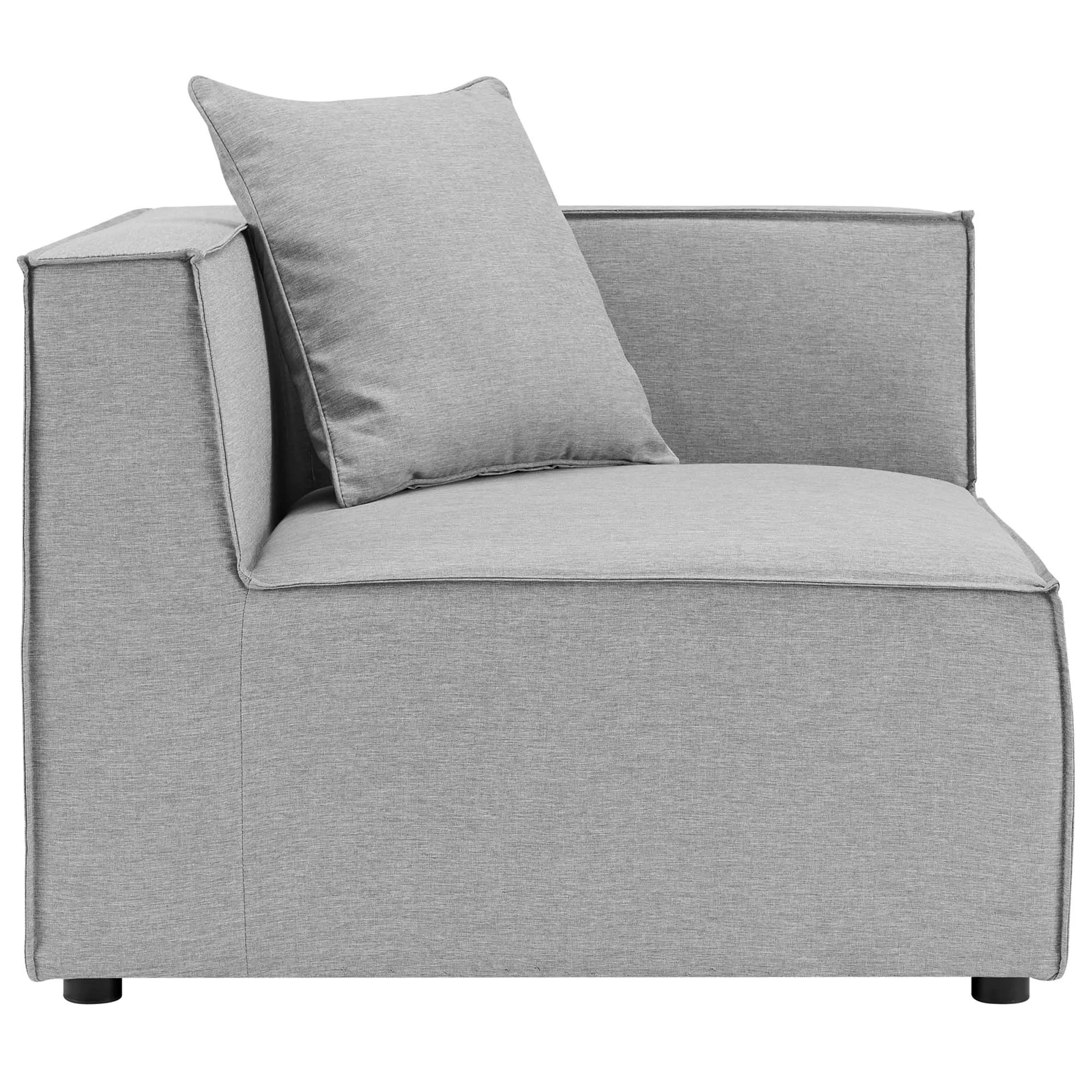 Saybrook Outdoor Patio Upholstered Sectional Sofa Corner Chair by Modway