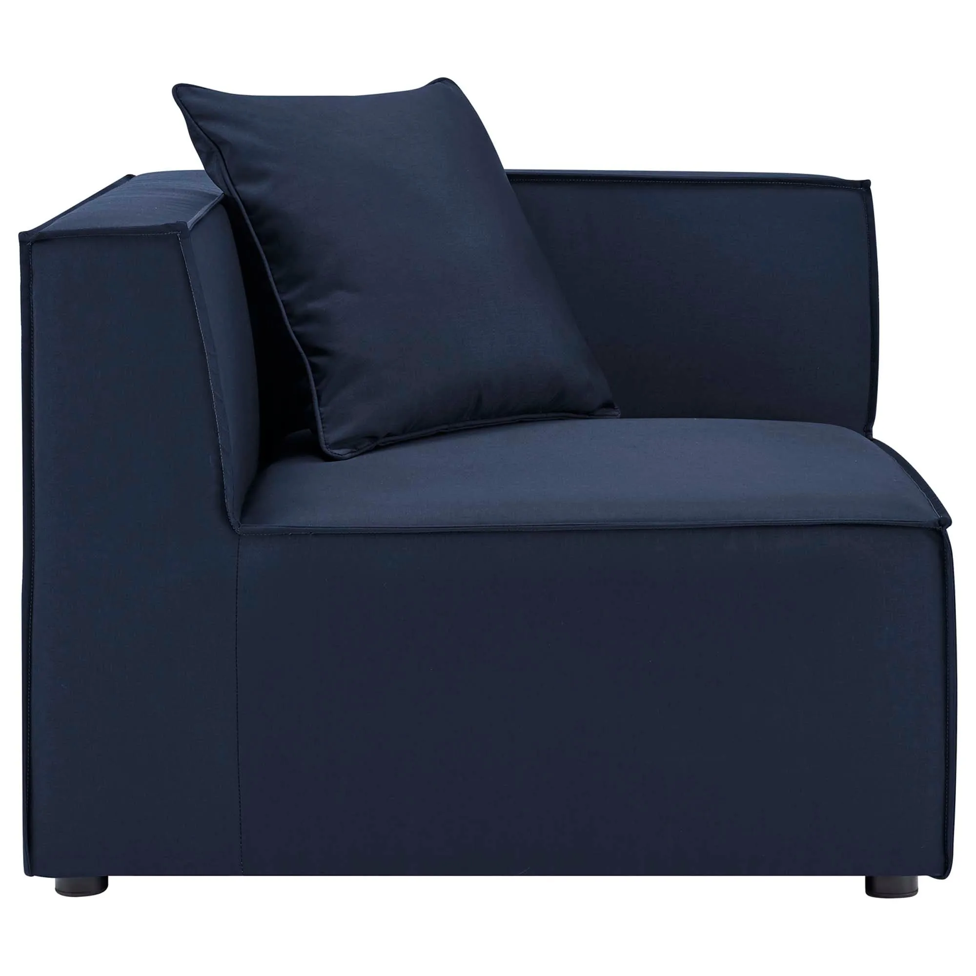 Saybrook Outdoor Patio Upholstered Sectional Sofa Corner Chair by Modway