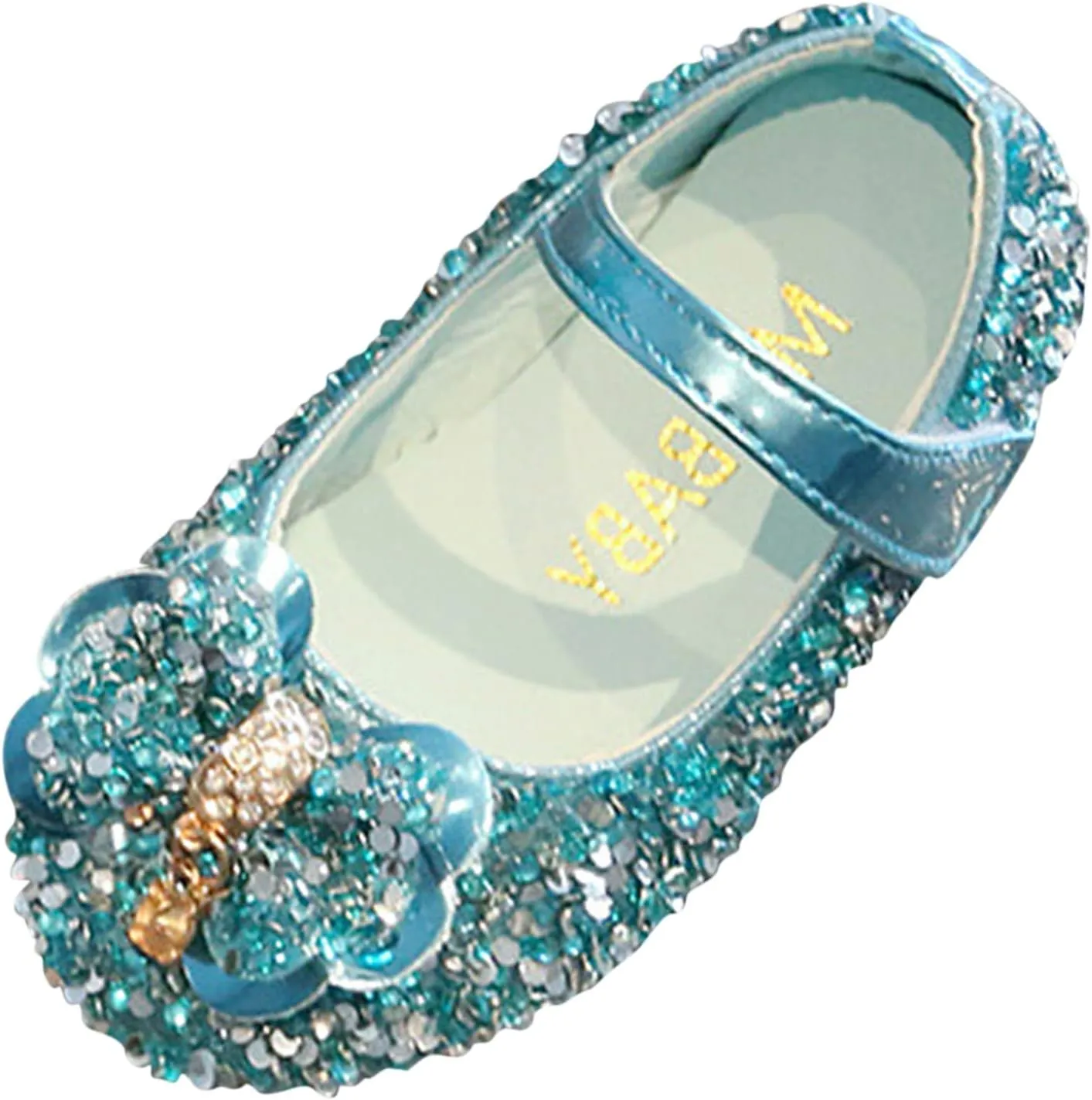 sfdgfhyf Children Home Foot Warmer Children Shoes Fashion Band Diamond Flat Bottom Princess Shoes Fashion Bow Princess