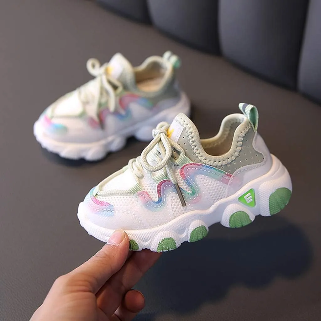 Shoes for Girls Baby Soft Up Shoes Toddler Breathable Infant Kids Girls Lace Mesh Baby Shoes Gift
