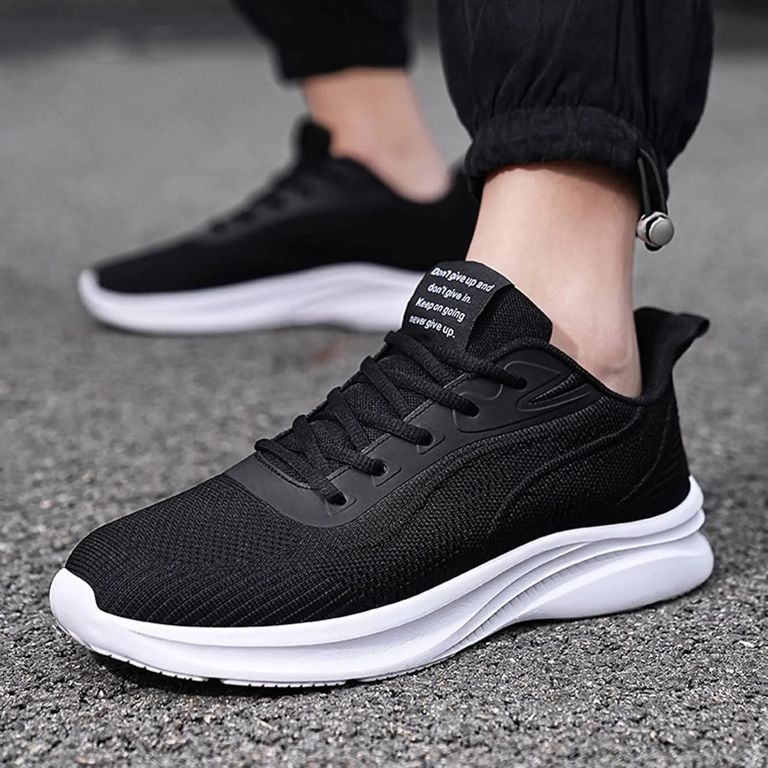 Shoes Men Men's Shoes Casual Men's Fashion Sneakers Casual Walking Tennis Breathable Comfort Walking for Men Run White for