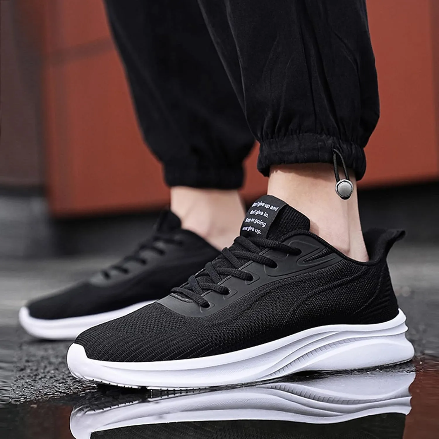 Shoes Men Men's Shoes Casual Men's Fashion Sneakers Casual Walking Tennis Breathable Comfort Walking for Men Run White for