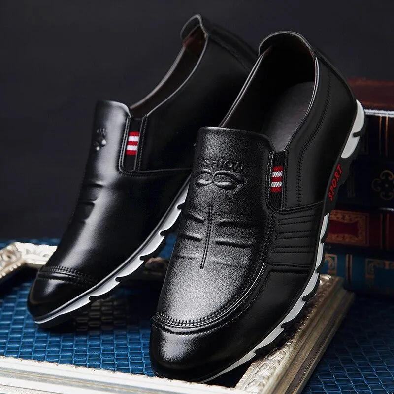 Shoes - Retro Style Men's Casual Leather Shoes