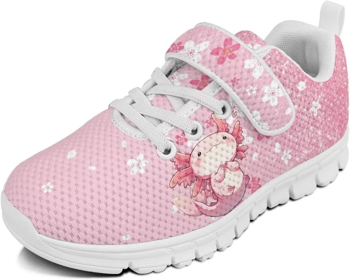 Showudesigns Running Shoes for Girls Boys Athletic Tennis Shoes Slip On School Sneakers