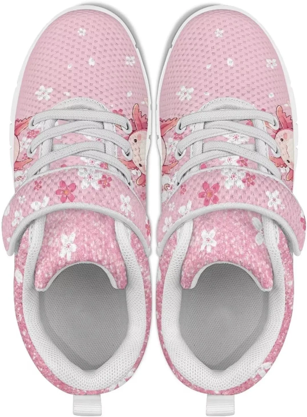 Showudesigns Running Shoes for Girls Boys Athletic Tennis Shoes Slip On School Sneakers