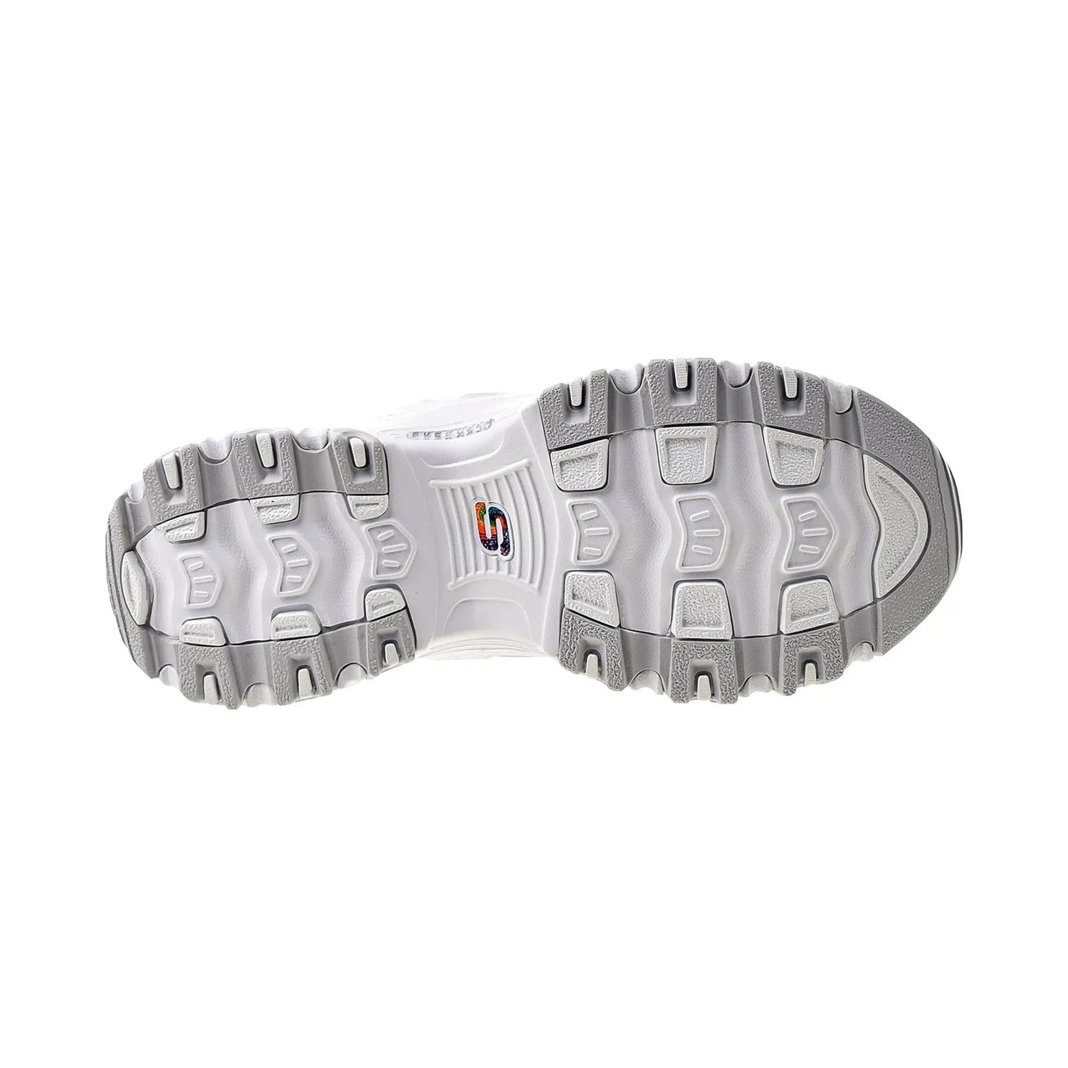 Skechers D'Lites-Summer Fiesta Women's Shoes White-Multi