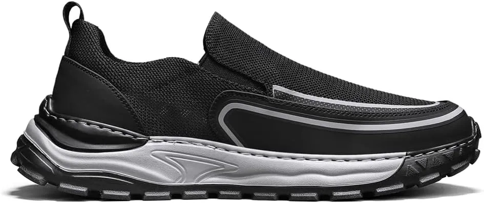 Slip On Low Top Sneakers for Men Casual Shoes Breathable Comfortable Walking Shoes Men's Driving Shoes
