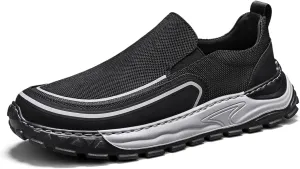 Slip On Low Top Sneakers for Men Casual Shoes Breathable Comfortable Walking Shoes Men's Driving Shoes