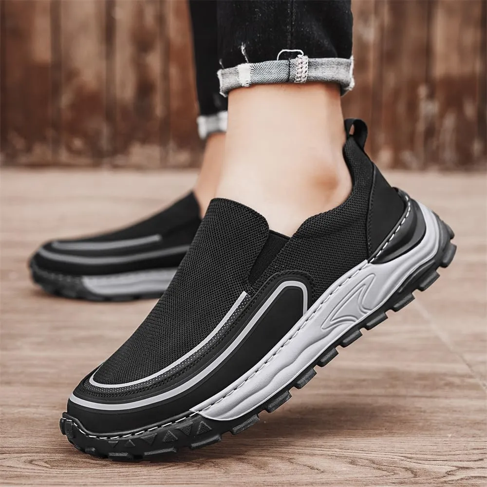 Slip On Low Top Sneakers for Men Casual Shoes Breathable Comfortable Walking Shoes Men's Driving Shoes