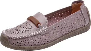 Slip On Women Comfort Walking Hollow Out Flat Loafers Casual Shoes Driving Loafers Walking Shoes Mens Casual Boot