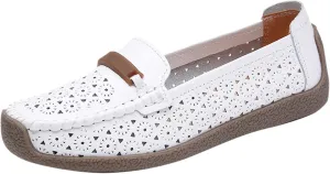 Slip On Women Comfort Walking Hollow Out Flat Loafers Casual Shoes Driving Loafers Walking Shoes Mens Casual Boot
