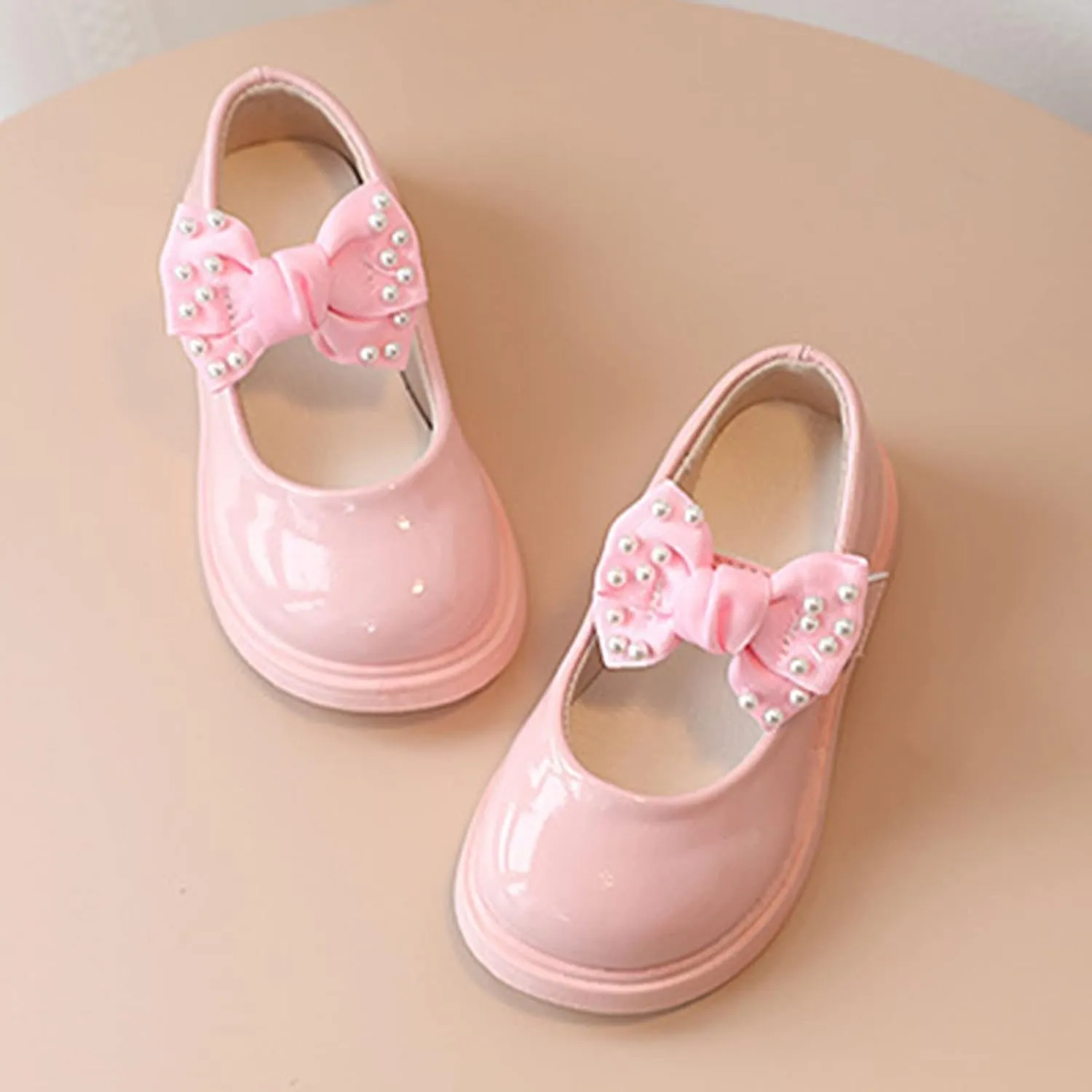 Slipper Kids Girl Girls Sandals Children Shoes Pearl Bow Tie Princess Shoes Dance Shoes Size 13 Slippers