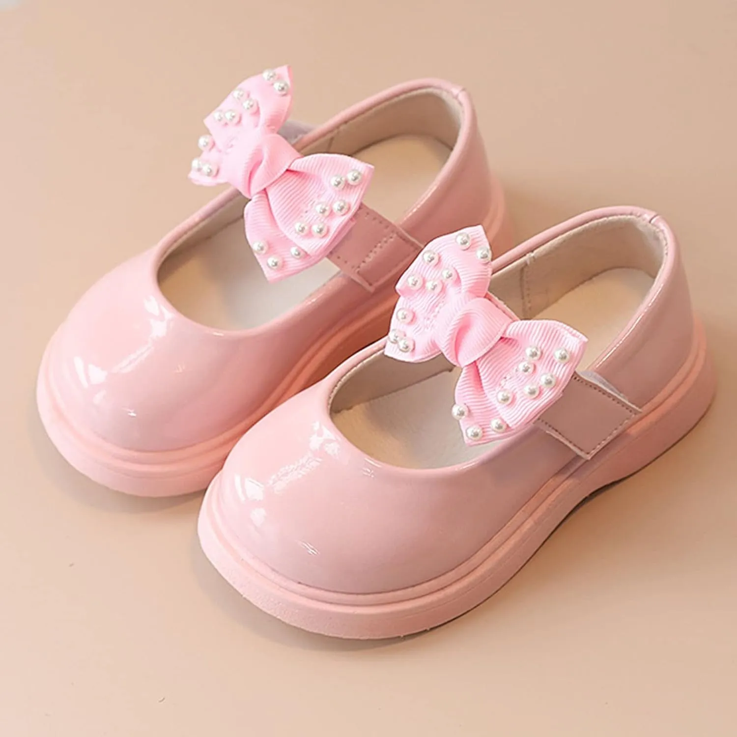 Slipper Kids Girl Girls Sandals Children Shoes Pearl Bow Tie Princess Shoes Dance Shoes Size 13 Slippers