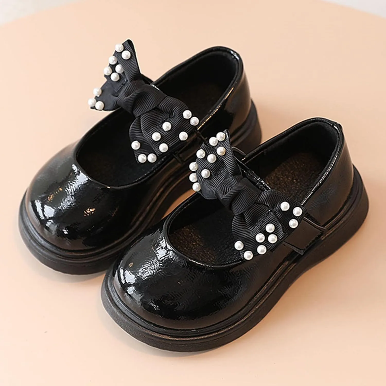 Slipper Kids Girl Girls Sandals Children Shoes Pearl Bow Tie Princess Shoes Dance Shoes Size 13 Slippers
