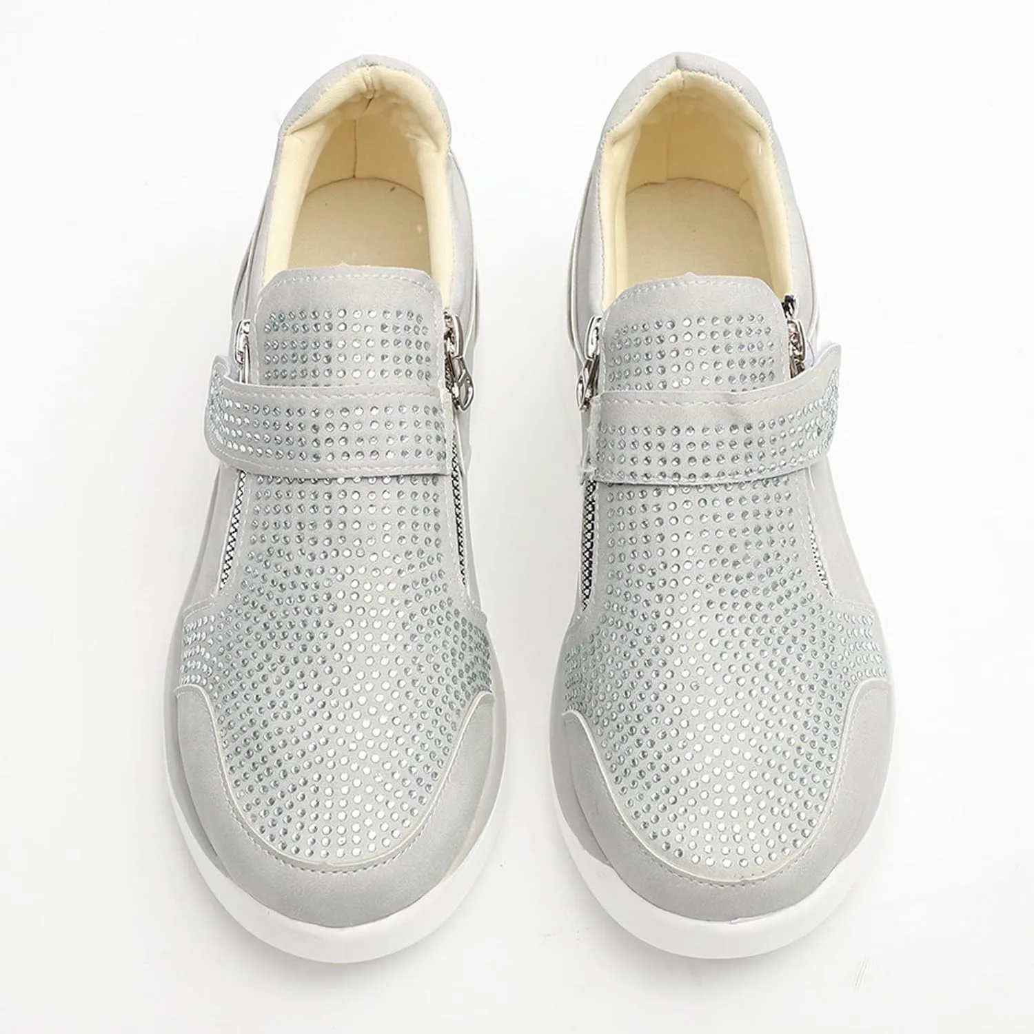 Sneaker Loafers Women Fashion Platform Comfortable Walking Shoes Lightweight Thick Rocking Bottom Shoe Footwear