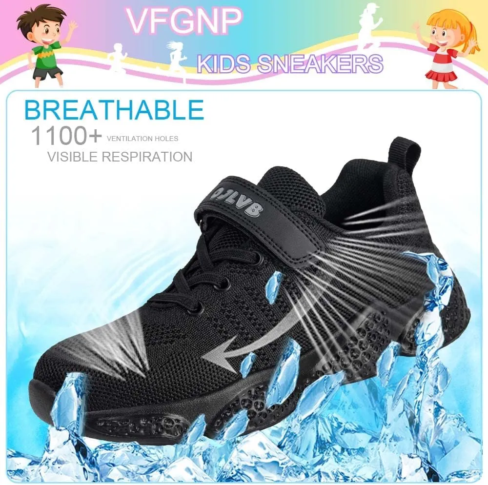 Sneakers for Boys and Girls, Kids Tennis Running Shoes, Lightweight Breathable Sport Athletic Shoe