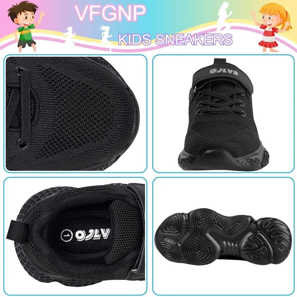 Sneakers for Boys and Girls, Kids Tennis Running Shoes, Lightweight Breathable Sport Athletic Shoe
