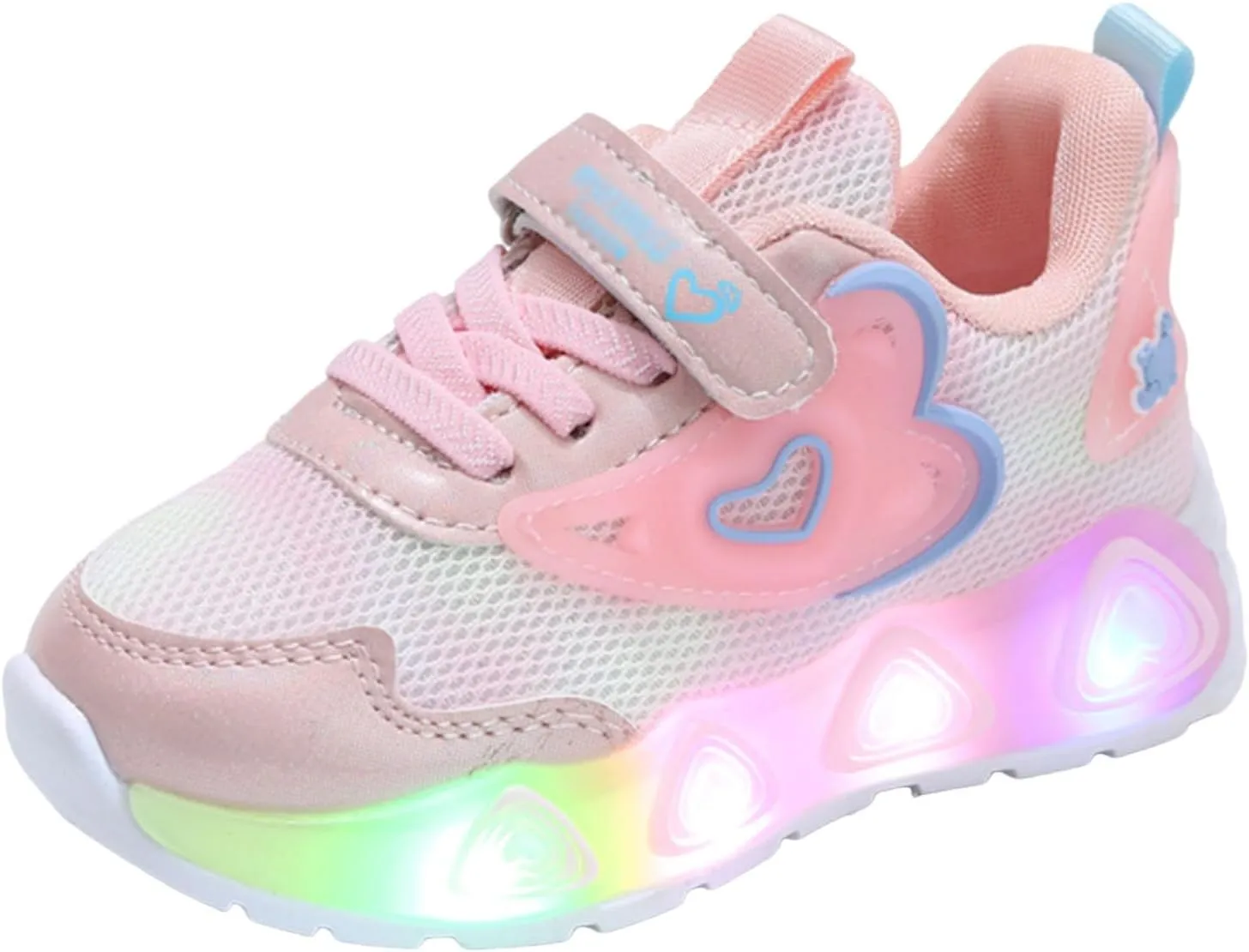 Sneakers for Kids Girls Boys Running Sneakers Kids Light Up Shoes LED Flashing Lightweight Mesh Breathable Adorable